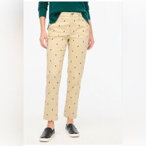 J Crew High Rise Girlfriend Chino.